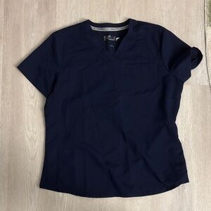 Fabletics Navy Scrub Top
